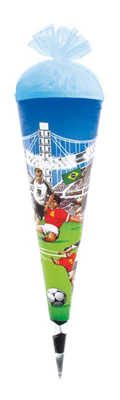 Schultüte - gefüllt - Fußball 2014  - 35 cm (R)