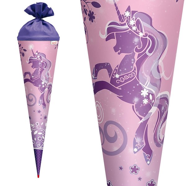Schultüte - gefüllt - Purple Unicorn - 70 cm (R)