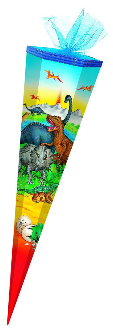 Schultüte gefüllt - Dinosaurier - 85 cm (M)