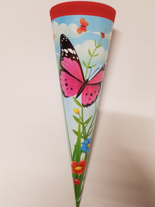 Schultüte - gefüllt - Schmetterling 2017 - 35 cm (T)