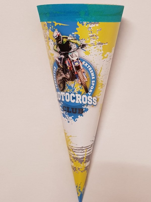 Schultüte - gefüllt - Motocross - 22 cm (T)